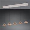 TRIO Leuchten Laguna lampada a sospensione 5 luci, LED, 336210565, Laguna [Lampade per Interni > Lampade a Sospensione]