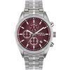 Breil, Collezione Captain, Orologio Uomo, Cronografo Uomo con Quadrante Sunray e indici Luminous, Cassa in Acciaio Bilux, Resistente all'Acqua fino a 10 atm, Cassa 42 mm