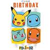 Danilo Promotions LTD Biglietto di auguri di compleanno ufficiale Pokémon