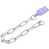 Record - Collare per Cani con Catena a Strozzo - Maglia a Forma Lunga - Materiale Acciaio Cromato - Lunghezza 60 cm - Ideale per Cani Taglia Grande - Perfetto per Cani Vivaci