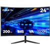 NILOX MONITOR 23.8 CURVO 200HZ HDMI DP