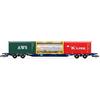 Hornby TT:120 TT6030 Touax KFA Carro Container con 3x20 Container