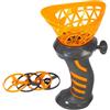 Simba Disc Launcher - Avviatore a fune con 4 dischi colorati, giocattolo d'azione con funzione Try-Me 17 cm di altezza, per bambini dai 3 anni in su