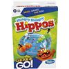 Hasbro Gaming Hungry Hungry Hippos Gioco di viaggio, Giochi di viaggio per bambini, attività estive per bambini, gioco portatile Grab and Go Marble-Chomping per bambini dai 4 anni in su