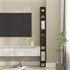 Furinno FULDA Mensola per libri, Libreria a 8 livelli, Libreria con scaffale di stoccaggio che risparmia spazio, 23.5(P) x 15.0(L) x 180.0(A) cm, per Soggiorno, Camera da letto, Ufficio, Pino Ambra