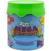 SLIMY Mega Stretchy in blu - Original Slimy Mega Slime, 500 g, per bambini, con slime estremamente elastico, in confezione regalo, pasta da gioco elastica come regalo per bambini (da 3 anni)