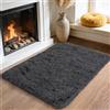 BSGIFT Tappeto Shaggy a pelo lungo, 60 x 110 cm, morbido, per camera da letto, soggiorno, moderno, a pelo lungo, in pile alto, antiscivolo