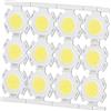 Hilitand Chip LED da 12 Pezzi, Componente Emettitore di Luce COB 5W 15-17V per Faretti Fai-da-te Lampada da Soffitto a Incasso(White Light)