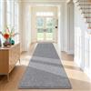 SHACOS Tappeto Corridoio Lungo 80 x 250 cm Tappeto Passatoia Ingresso Cucina Antiscivolo Lavabile Assorbente Antimacchia Tappeti Runner Lungo Moderni per Ingresso, Cucina, Lavanderia