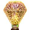 karedle oard Lampadina LED forma di diamante con effetto fuochi d'artificio 3D per illuminazione decorativa e d'atmosfera, E27, G95, lampadina Edison, 4 W, 350 lm, 85-265 V, senza sfarfallio, non di