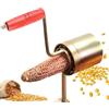 Cyrank Sgusciatore di Mais Secco Per Popcorn, Trebbiatrice Per Mais a Manovella Fissata su Una Tavola di Legno Strumento Rapido Per Spogliarellista Per Pannocchie Strumento per spelare le pannocchie di mais