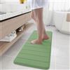 Homaxy zerbino Ingresso casa 40 x 120 cm, Morbido e Lavabile Zerbino da Interni per Interno, Antiscivolo e Essorbente zerbino,Tappeto Entrata Interno Resistente Sporco, verde