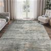 GENIMO Tappeto Moderno Lavabile in Lavatrice e Antiscivolo 200x290 cm - Design Astratto Geometrico a Pelo Corto per Soggiorno e Zona Pranzo, Colori Naturali