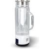 Elprico Bottiglia d'Acqua di Idrogeno, 1000ml 1000~1500ppb Generatore di Acqua in Vetro Borosilicato Ricco di Idrogeno con Maniglia per Palestra di Casa Ufficio