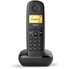 Gigaset A270 Black Telefono Cordless, Nero - Vivavoce, Display (34x22 mm /1.5) - SMA270N