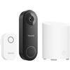 Reolink Bundle Sicurezza con Videocitofono Wi-Fi 5MP con Chime (Video Doorbell Wi-Fi) + Home Hub Mini, Centro di Sicurezza All-in-One con Archiviazione Locale e Crittografia AES-128