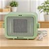 M Mimotec - Calefattore Ceramico Elettrico Green Scatola 1500W, Potenza Regolabile 750-1500W, Silenzioso, Protezione contro il Surriscaldamento, Calefattore Portatile per Interni