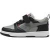 PUMA Unisex Bambino Rebound V6 Lo Mid 90s AC+ PS Basket, Nero Grigio Eco per Tutti i Tempi Rosso, 34 EU, Puma Nero Grigio Echo per Tutti i Tempi Rosso, 34 EU