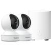 Reolink Bundle Sicurezza Interna con 2× Telecamere WiFi 4MP a 360° con Auto Tracking e Rilevamento IA + Home Hub Mini con Archiviazione Locale, Wi-Fi Dual-Band e Crittografia AES-128