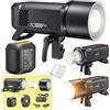 Godox AD800 Pro 800 W Studio Strobe, Godox AD800Pro TTL Flash con sincronizzazione ad alta velocità 1/8000s, 300 flash a piena potenza, modalità temperatura colore stabile e luce di modellazione