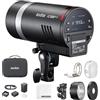 GODOX AD300 Pro II AD300Pro II Outdoor Flash,AD300PROII 300Ws Studio Flash Monolight 2.4G 1/8000 HSS Recycle Time 0.01~1.5s,12W Bi-Color Modeling Light,(AD300Pro Upgraded)