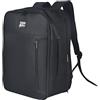 CabinFly Pacemaker Ryanair 40 x 30 x 20 Bagaglio a Mano Wizzair Zaino Cabina Bagaglio Transavia Vueling Eurowings 40x30x20cm (Nero, 40x30x20/25c)
