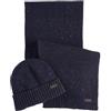 Barbour Set sciarpa e cappello uomo 2MMGS0047 NAVY
