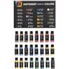Elan Set Colori Acrilici per Dipingere su Tela, 24 Bottiglie di Pittura Acrilica da 60ml, Acrylic Paint Set, Kit Pittura Adulti, Kit Colori Acrilici