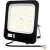Fosingut Faretto LED da Esterno 100W,Fosingut Potenti Faretti a LED per esterni 8000LM,Impermeabile IP66 Fari di Sicurezza,3000K Bianco Caldo Interni ed Luci Esterno per Garage,Giardino,Corridoio,Cortile