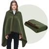ACUSHLA Coperta portatile in lana merino, calda coperta per TV (lana), idea regalo di compleanno per uomini e donne (160 x 100 cm, oliva)