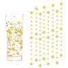 GEFIRE 18 Pezzi Perle Dorate 1.2M Floating Pearls Beads Centrotavola Natalizio Perle Galleggianti per Vasi per Vaso Riempitivo per Bottiglie d'Acqua Matrimonio Decorazione Centrotavola