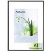 Feihorrm - Cornice portafoto, A1 in rovere, con vetro temperato, per foto 59,4x84 cm senza passepartout o 41x58,4 cm con passepartout (Nero, A1 (59,4x84 cm)/ 1x)