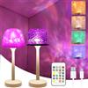 RNPKZ Ocean Lamp, lampada da bagno impermeabile, proiettore a LED con 16 colori Ocean Wave Projector, effetti romantici, dimmerabili