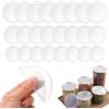 zrfgbxim 24 Pz Coperture per Lattine per Animali, Tappi per Lattine Gatti e Cani, Coperchi Riutilizzabili per Lattina gatti e cani, Coperchi per Lattine di Cibo per Animali Domestici (75mm,86mm,104mm)
