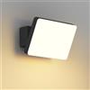 K-Bright Applique LED esterno 24W 3000K luce bianca calda Applique Regolabile Lampade da Parete Moderno in Alluminio per garage, applique giardino esterno applique esterno antipioggia IP65 Nero