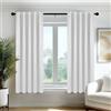 Deconovo Tende Oscuranti per Interni 70x150 cm, 2 Pezzi, Grigio Perla - Termiche Isolanti e Moderne con 3 Modi di Montaggio - Ideali per Finestre Camera da Letto e Soggiorno