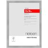 Nielsen Cornice portafoto in alluminio Atlanta, 13 x 18 cm, struttura argento opaca, cornice portafoto da appendere o da appoggiare, moderna e minimalista, con vetro acrilico