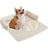 PETCUTE Morbido Tappetino in Peluche Divano per Animali Domestici,Coperta Ortopedica per Cani,Confortevole Cucce per Cani da Interno con Fondo Antiscivolo,Lavabile Letto per Cane,75 * 120cm