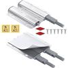 Jiayi Push Pull per Ante Pesanti Jiayi 2 Pezzi Chiusura a Pressione Mobili Push to Open Doppio Apertura Ante Magnetica Sistema Push Pull per Cassetti Pesante Apertura Calamita a Pressione Sistema
