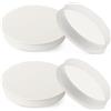 ENUTROF Protettiva Copertura Decorativa per Fori da Parete Tappo Decorativo | 4PCS Tubo DN 100 in PVC per Tubatura Protezione (DN100)