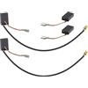 VGOL 2 paia Spazzole di Carbone di Ricambio Compatibile con Bosch GBR 14 CA/GNF 35 CA Motore Spazzole di Carbone Accessori per utensili elettrici, 17x10x5mm