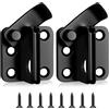 YiPHomn 2 PzChiavistello Serratura Porta, Chiavistello per Porta in Legno, Chiavistello Bloccabile, 2 in 1 Chiavistelli Chiusura Portas in Acciaio Inox per Porte Finestre Giardino Recinzione