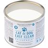 TecnoChalk® Pittura Opaca Antimacchia CAT & DOG EASY CLEAN® - Rende Lavabili Pareti e Superfici Porose - Crea una Barriera Antisporco - Per Casa e Giardino, a Prova di Pets! Bianco Gesso (500 ml)