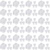 QUARKZMAN 24Pcs Staffe Angolari, 0.39x0.39x0.39 Pollice Cubo Staffa Angolare In Acrilico Per Rinforzo Collegamento Mobili, Inclusi Viti M4x6, Trasparente