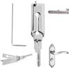 CBOFOL Strumento di decodifica e selettore, SS002 Pro Lock Pick, decodificatore chiave in acciaio inossidabile per auto, serrature/strumento, set professionale, per casa, veicolo, commerciale