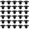 VGOL 30 Pezzi 5 Mm Silicone Snap In Tappi Per Fori Di Bloccaggio Snap In Tipo Di Bloccaggio Tappi Per Fori Per Mobili Pulsante Di Copertura Protettiva Per Fori Da 5-6 Mm