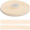 Aerzetix - C77428 - Rotolo di Nastro in sbieco Piegato per Cucire 25 Metri x 10mm - in 20% Cotone e 80% Poliestere - Colore Beige