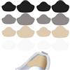 Jinsion Toppa Adesiva per Tallone,8 Paia Riparazione del Tallone di Scarpe Patch,Riparazione Tallone Ruvido,Riparazione Scarpe Calcio,Sneakers Riparazione,Scarpe Proteggi Calcagno(Nero,Bianco,Grigio,Beige)
