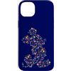 Disney Custodia per iPhone 14 Plus Disney Mickey Mouse Spring Flower Easter Egg Silhouette Pose