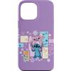 Disney Custodia per iPhone 13 Pro Max Disney Stitch & Angel Spring Easter Friendly Flower Faces